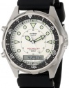 Casio Men's AMW320R-7EV Ana-Digi Stainless Steel and Rubber Dive Watch