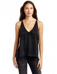 Twelfth St. By Cynthia Vincent Women's Sedona Embroidered Cami, Black, Small