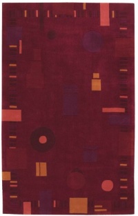 Nourison Dimensions, ND19 Burgundy Area Rug