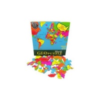 GeoPuzzle World - Educational Geography Jigsaw Puzzle (68 pcs)