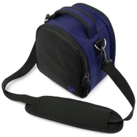 VG Magic Blue Laurel DSLR Camera Carrying Bag with Removable Shoulder Strap for Pentax K-01 Digital SLR Camera