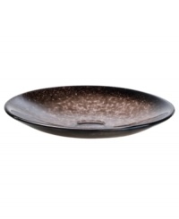 Speckled with black, the Tellus crystal platter makes a dramatic centerpiece for the dining room or coffee table. Its minimalist shape is perfect for holding noodle dishes or fresh fruit but looks simply stunning all on its own.