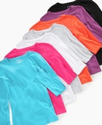 Boost her stock of basics. These colorful tees from So Jenni provide the building blocks for her cute outfits.