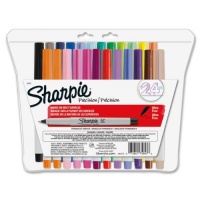 Sharpie Ultra-Fine-Point Permanent Markers, 24-Pack Colored Markers (75847)