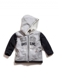 GUESS Moto Vest Jacket, GREY HEATHER (18M)