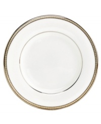 From designer kate spade comes this clean, classic and glistening dinnerware collection. Featuring lustrous gold, platinum and black rim accents on fine white bone china, Sonora Knot is a fresh take on traditional finery, perfect for any occasion.