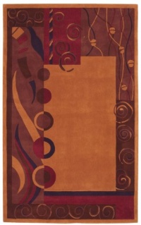 Nourison Dimensions, ND18 Rust Area Rug