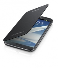 Samsung Galaxy Note 2 Flip Cover Case (Titanium Gray)