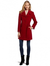 Larry Levine Women's Classic Back Belt Coat