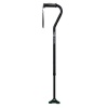 Hugo Mobility Quadpod Offset Cane with Ultra Stable Cane Tip, Ebony