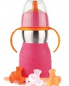 The Safe Sippy 2 2-in-1 Sippy to Straw Bottle, Pink