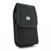 Heavy Duty Extra Large Vertical Smart Phone Case / Pouch / Holster with Belt Loop, Clip, Velcro 5.75 x 3 x 0.75