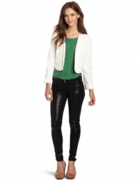 XOXO Juniors Cropped Jacket, Ivory , Large