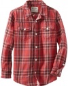 Joe's Jeans Kids Boys 2-7 Shirt, Country Red, 3/4