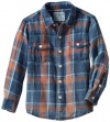 Joe's Jeans Kids Boys 2-7 Shirt, Indigo/Orange, 3/4