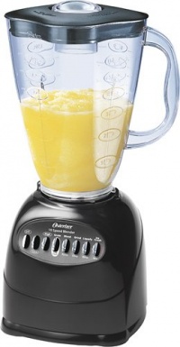 Oster 6706 6-Cup Plastic Jar 10-Speed Blender, Black