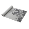 Gaiam Gray Peony Prosperity Print Yoga Mat (3mm)