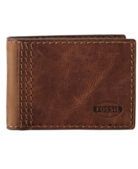 Keep cash and cards stylishly organized with a classic Fossil bi-fold wallet.