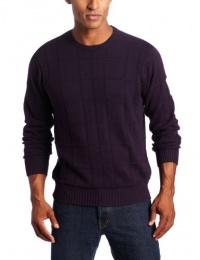 Arrow Men's 7GG Basic Windowpane Sweater