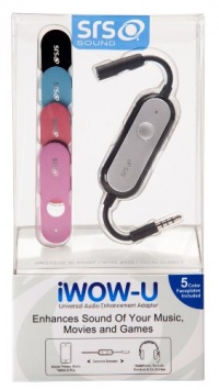 SRS Labs iWOW HD-Quality 3.5mm 3D Surround Sound Adaptor with Multicolor Kit