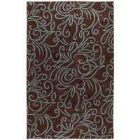 Surya Artist Studio ART-66 Area Rug - Brown/Blue Size - 5 x 8 ft.