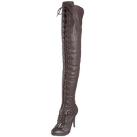 GUESS Women's Oriska Boot,Brown,6 M US