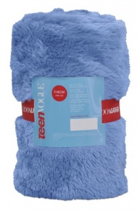 Teen Vogue Long Hair Throw, Periwinkle