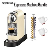 Nespresso D110-US-CW-NE CitiZ Automatic Single-Serve Espresso Maker, 60's White