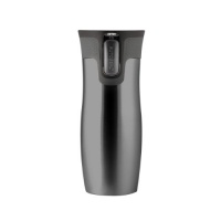 Contigo AUTOSEAL Stainless Steel Vacuum Insulated Tumbler, 16 Ounces, Gunmetal