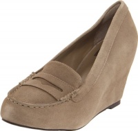 DV by Dolce Vita Women's Piper Penny Loafer Pump,Taupe Suede,8.5 M US