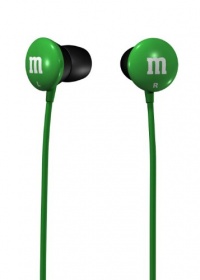 Maxell 190557 M&M'S Lightweight Ear Bud, Green