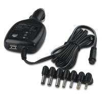 PowerLine 2,000mA Universal DC Adapter with Compatibility Tips and USB Port 90305