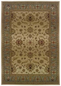 OW Sphinx Genesis Beige Blue Rug 9'9 x 12'2 (952W1)