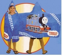 Thomas and Friends Kids Hooded Bath, Pool or Beach Towel