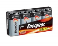 Energizer Max Alkaline 9 Volt, 4-Count