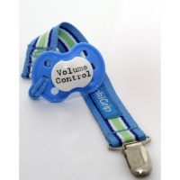 Booginhead Limited Edition Pacifer and Holder Set, Blue/Green