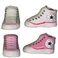 Converse ICV0012 Infant Baby Booties 0-6 Months (Pink)