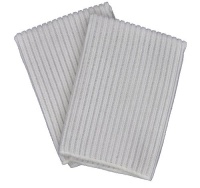 Microfiber Dish Cloths, Pearl Weave, 2-pack, Natural