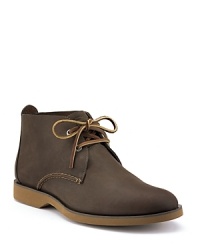 Rugged yet refined, these dessert Chukka boots ground your casual look with classic distinction.