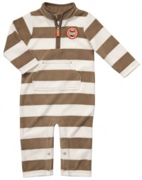 Carter's Ivory and Brown Stripe Playsuit