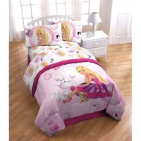 Barbie 3 Piece Twin Sheet Set