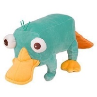 Disney Phineas and Ferb - Plush Mini Bean Bag Toy - 10 PERRY