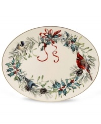 For nearly 150 years, Lenox has been renowned throughout the world as a premier designer and manufacturer of fine tableware. This year, begin a cherished holiday tradition with the festive Winter Greetings dinnerware collection. Its resplendent pattern of red and gold bows accented with sprigs of holly is fresh and lively on snowy white china, making your entertaining table a bountiful expression of holiday cheer.