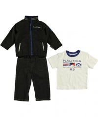 Nautica Sportswear Kids Baby-boys Infant Mesh Jacket Set