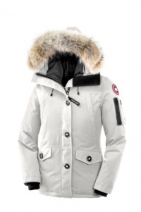 Canada Goose Ladies Montebello Parka (White, Medium)