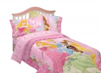 Disney Dainty Princess Microfiber Sheet Set, Twin