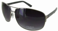 Guess GU6325 Aviator Style Mens Sunglasses,Gunmetal