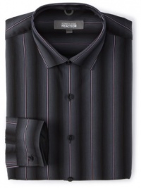 Kenneth Cole Reaction Men's Regular Fit Ombre Stripe Shirt