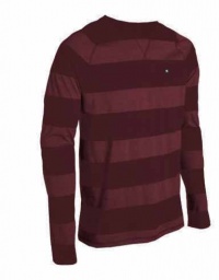 DC Shoes Men's Green Haven Long Sleeve Shirt Maroon 55830060-PRY