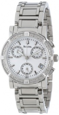 Bulova Women's 96R19 Diamond Chronograph Watch